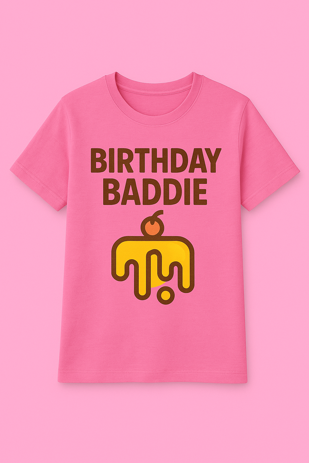 Birthday Baddie T-Shirt – Pink Edition