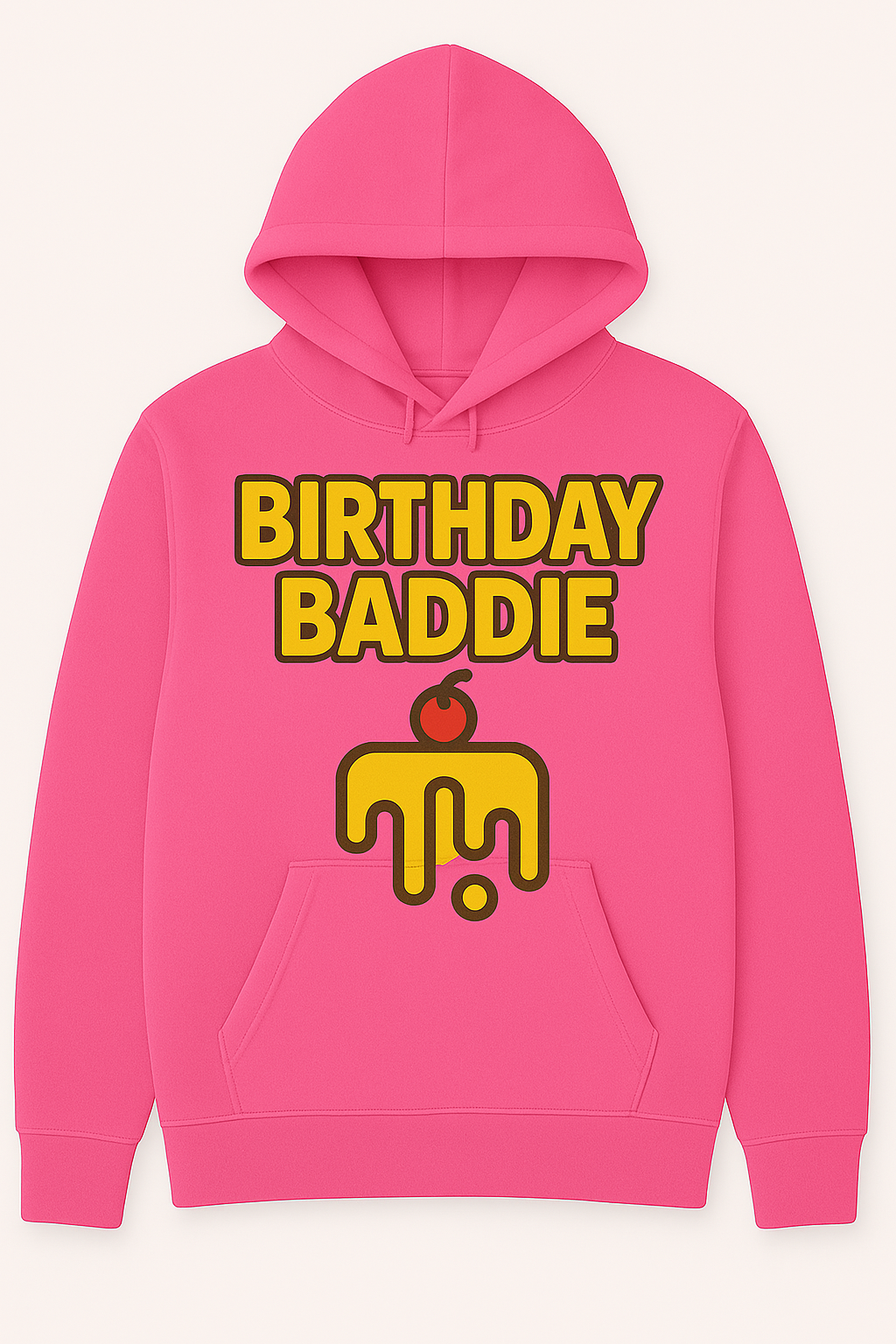 Birthday Baddie Hoodie – Pink Edition