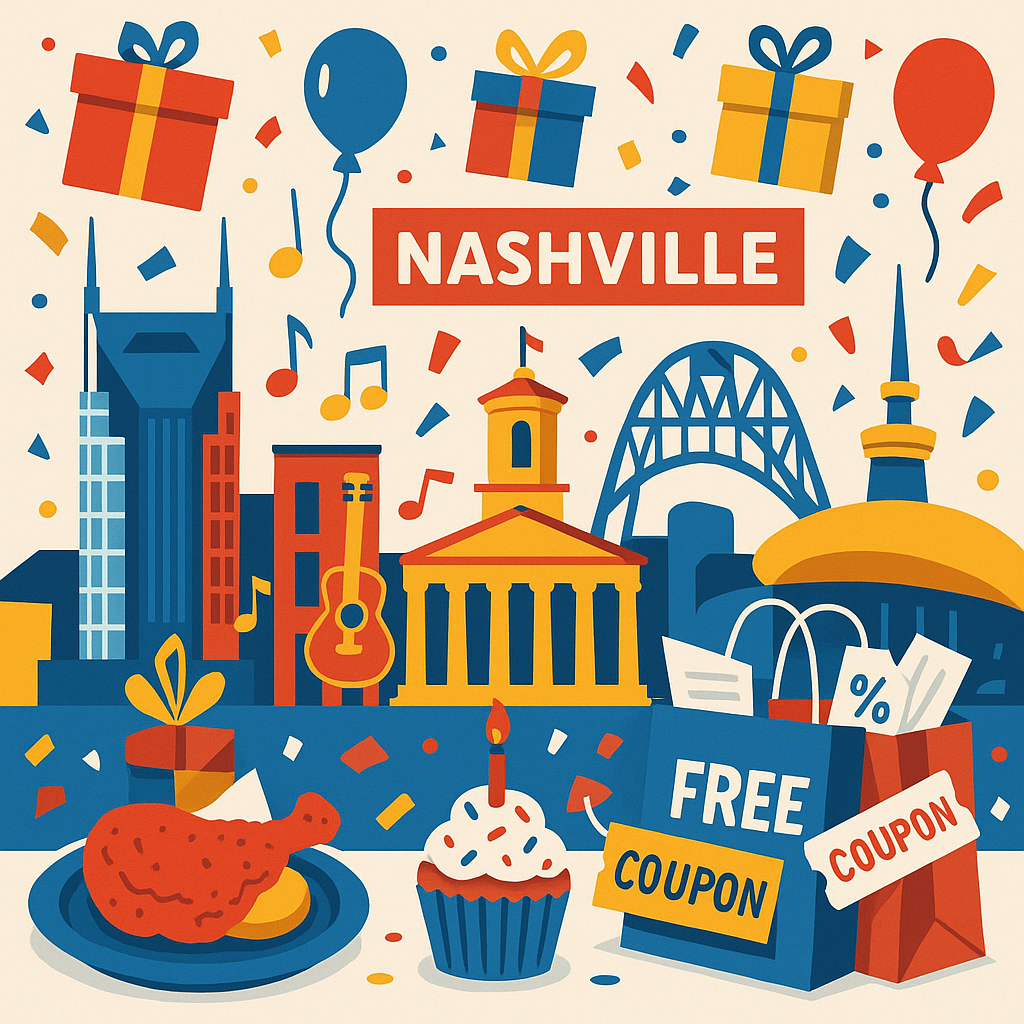 Top 15 Birthday Freebies in Nashville You Can’t Miss This Year