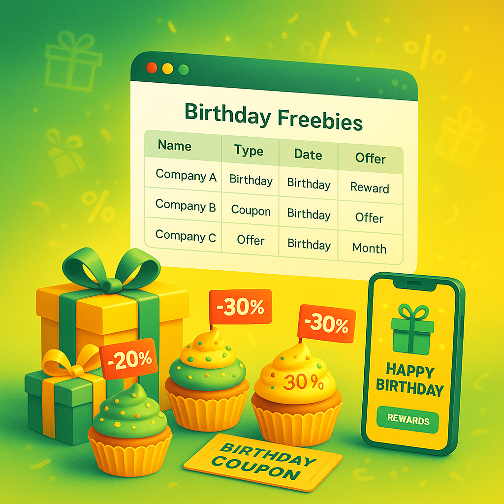 The Ultimate Birthday Freebies Guide: Birthday Hunter’s Comprehensive Database