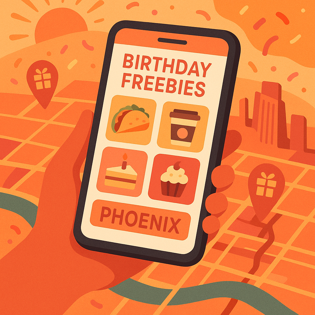 Unlock Top 10 Birthday Freebies in Phoenix with Birthday Hunter’s Easy App