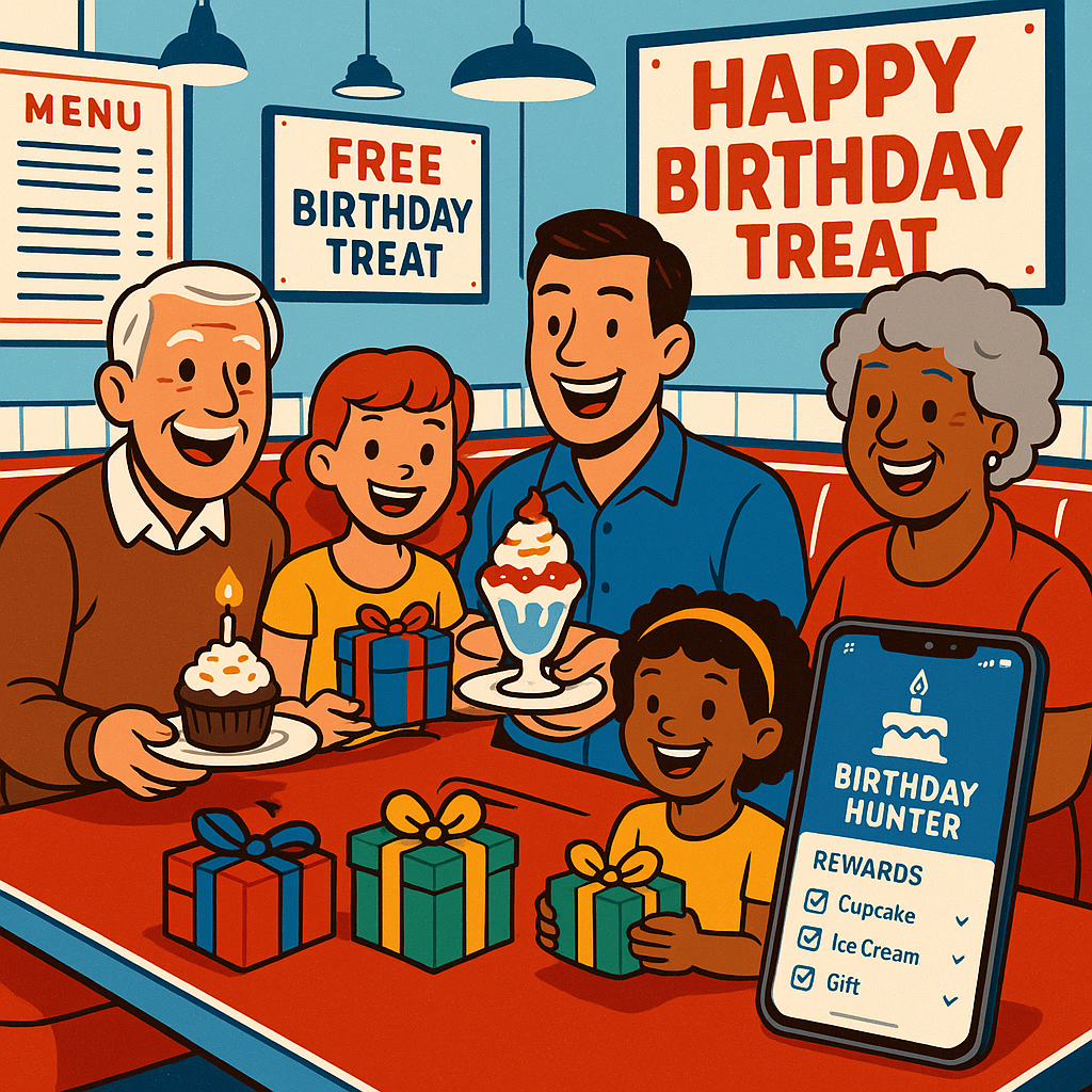 Practical Birthday Freebies Families Can Get Through Birthday Hunter