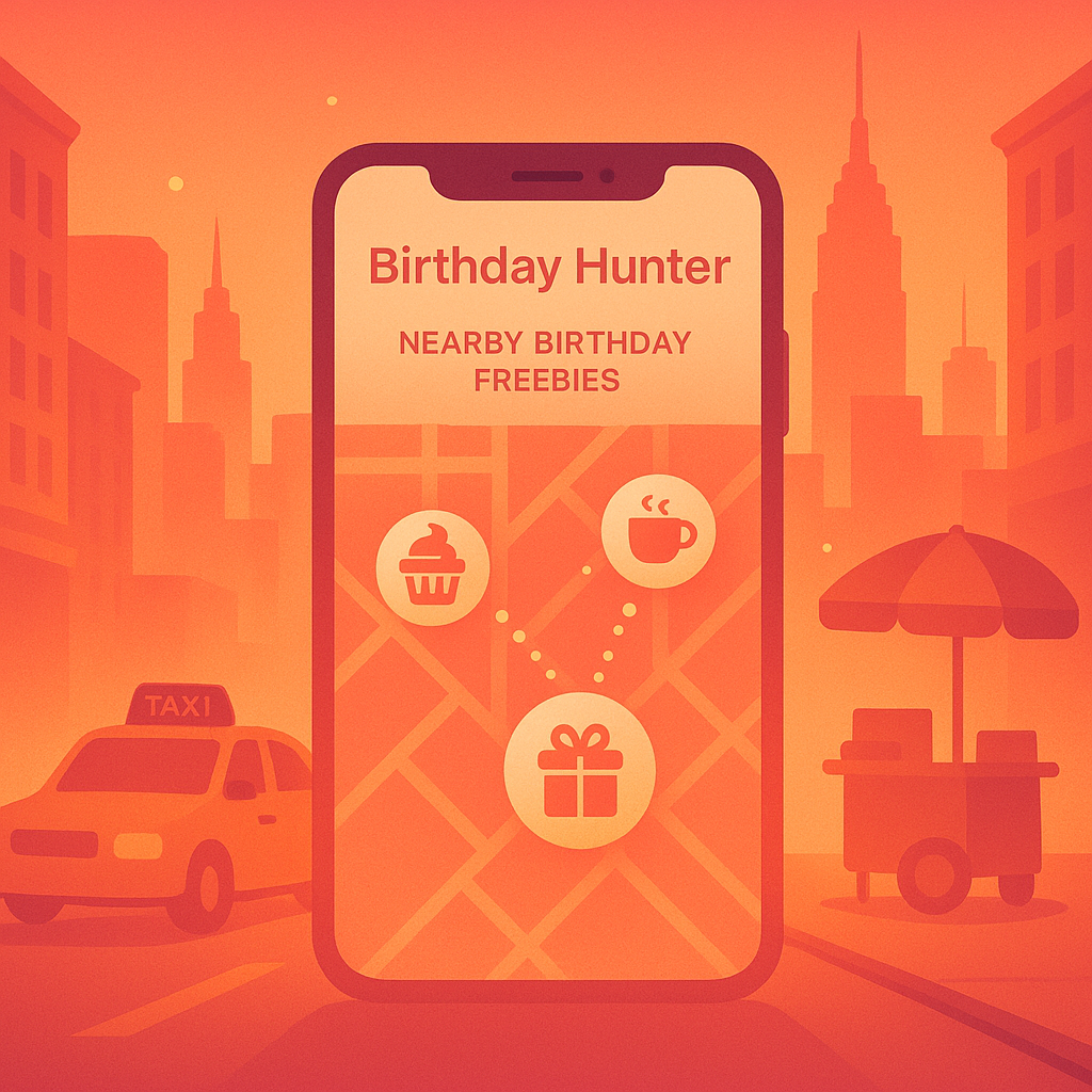 How to Find Birthday Freebies in NYC Using Birthday Hunter App