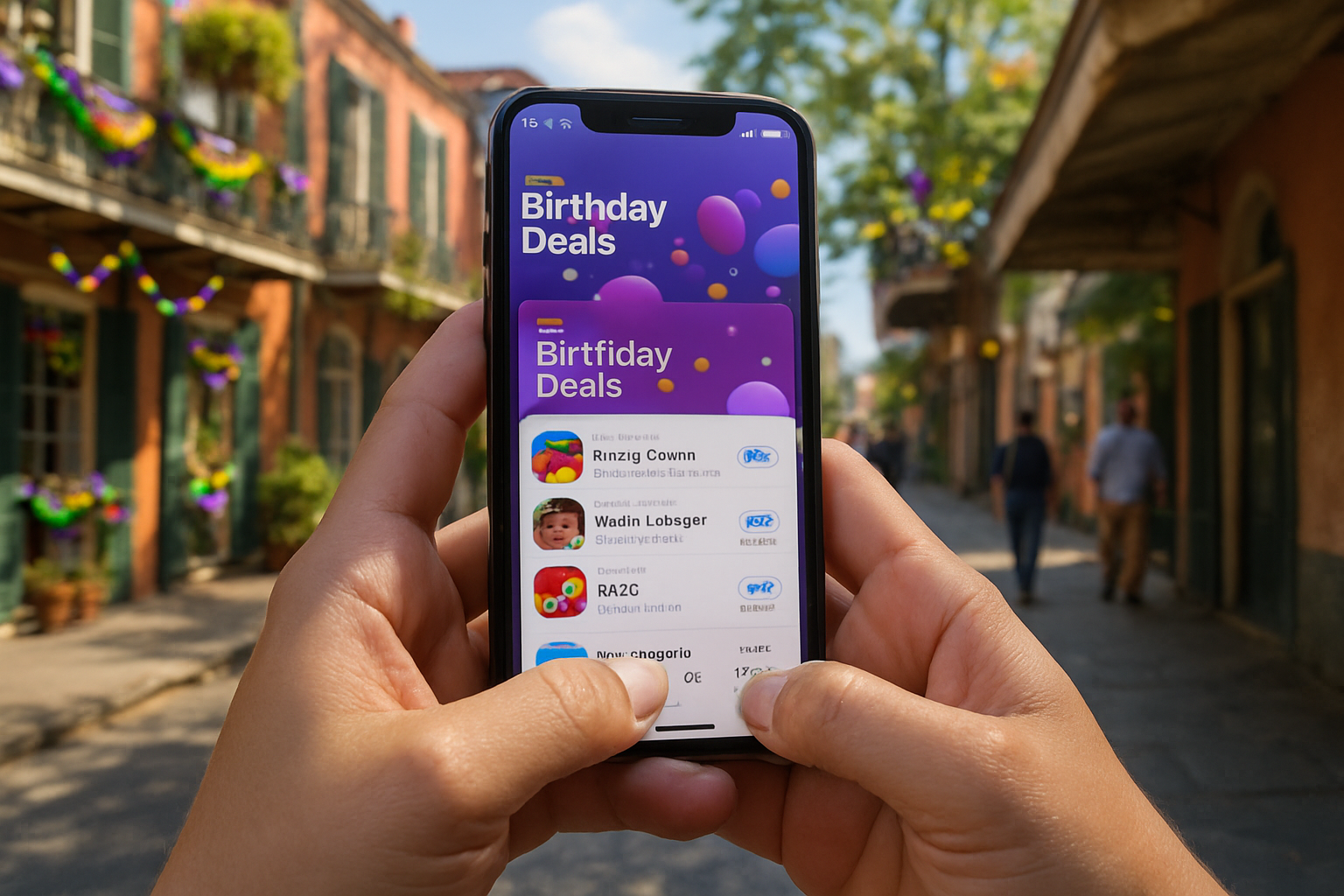 Find Birthday Deals in New Orleans with Ease on the iOS App Store