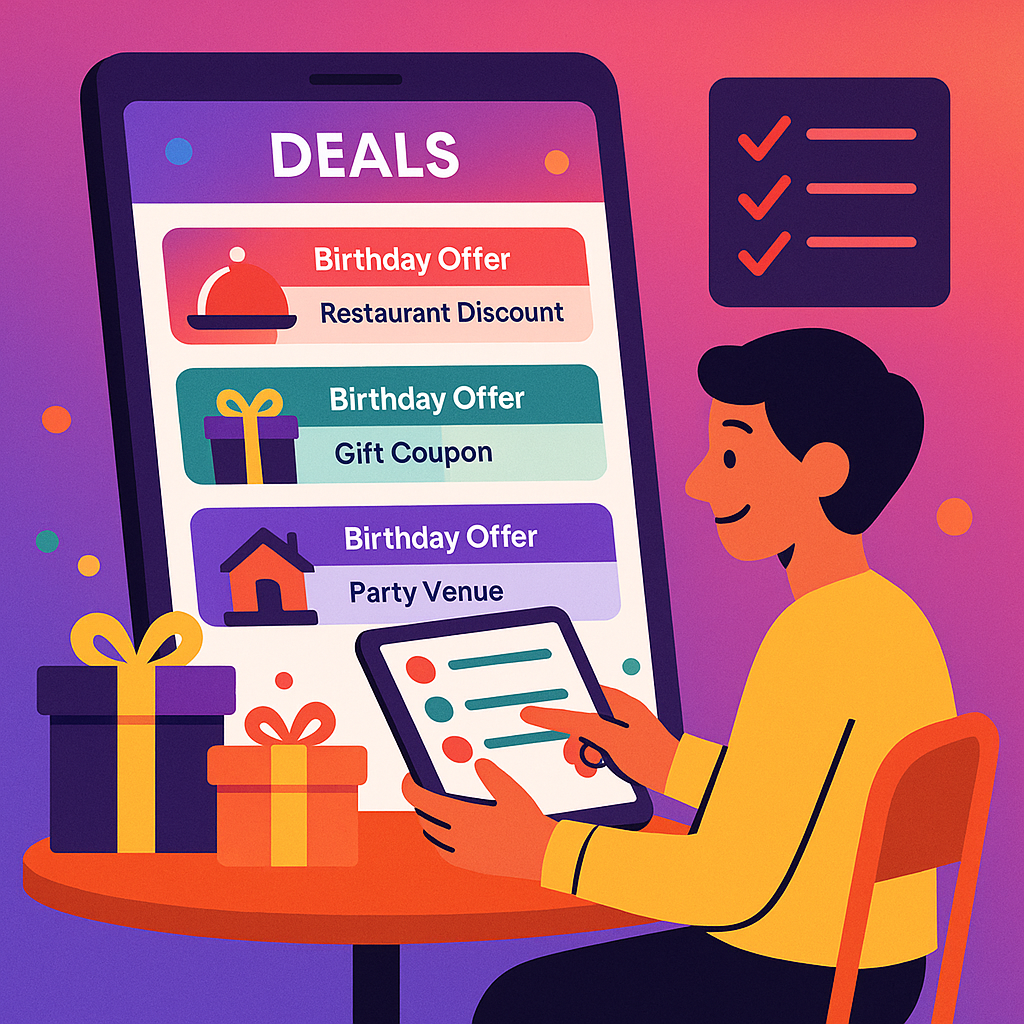 Make Every Birthday Count with Birthday Hunter's Comprehensive Deal Database