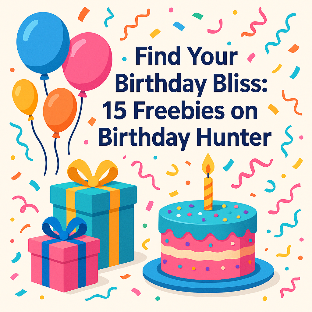 Find Your Birthday Bliss: 15 Freebies on Birthday Hunter"