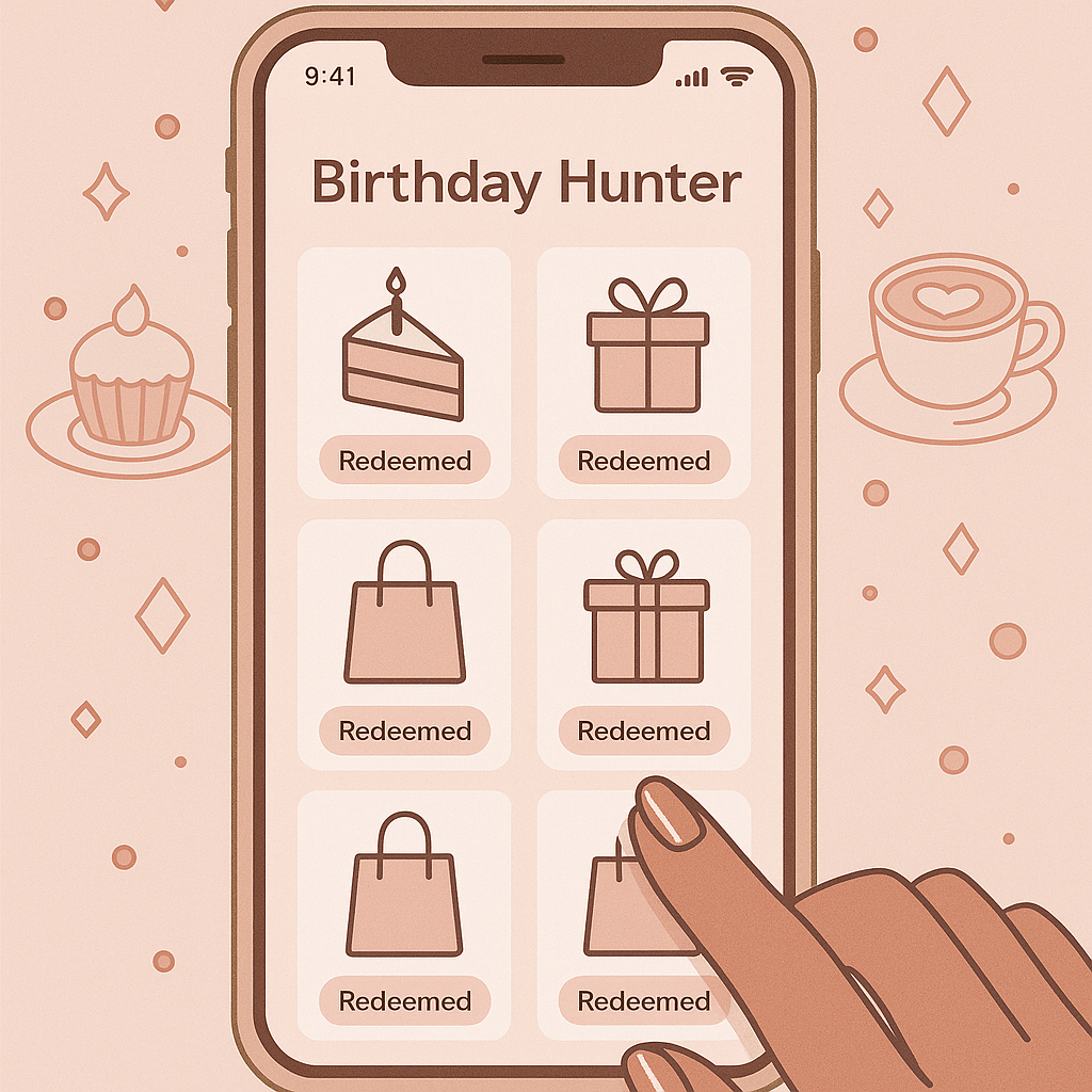 Phoenix’s Best Birthday Freebies: Track and Redeem with Birthday Hunter