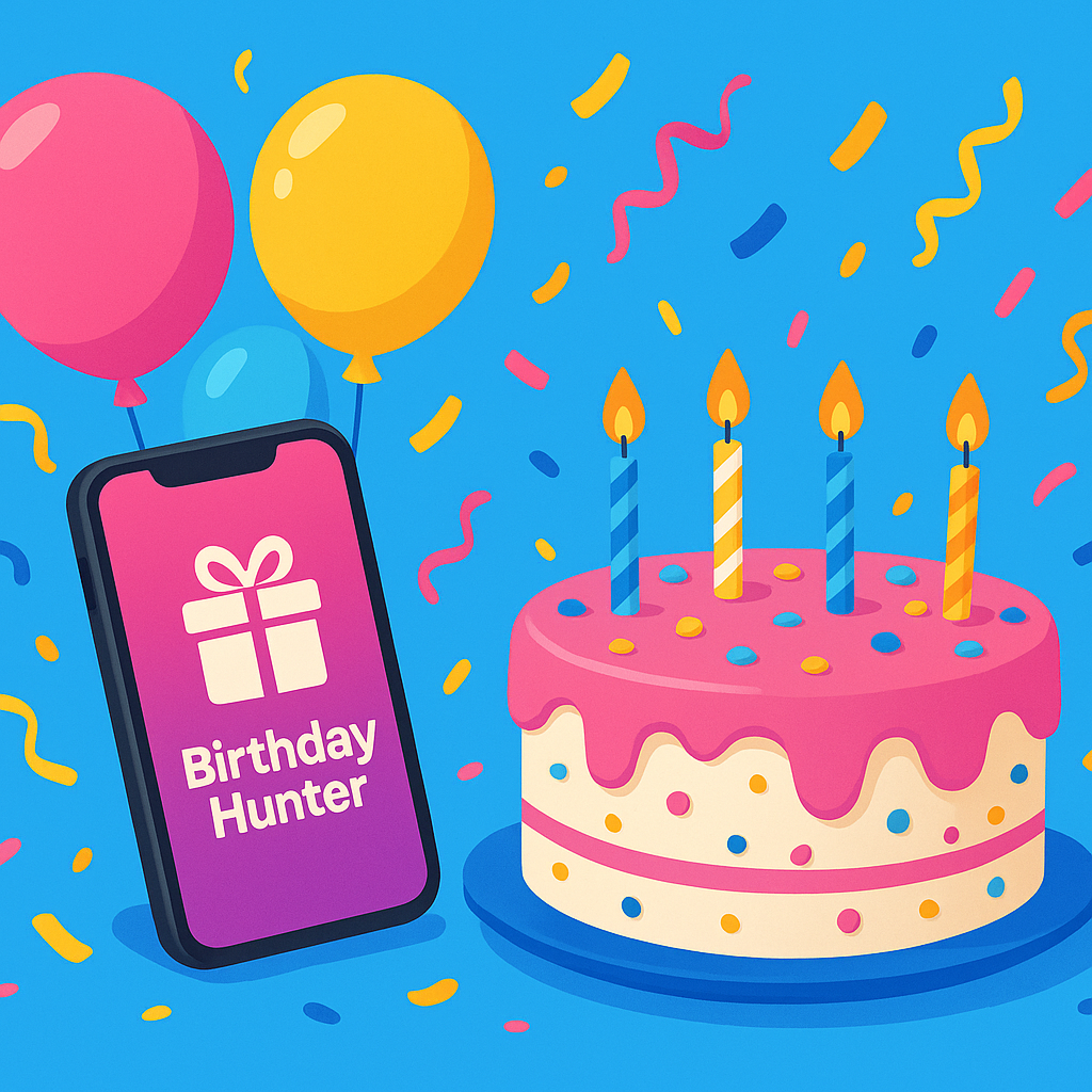How to Stretch Your Birthday Budget Using the Birthday Hunter App"