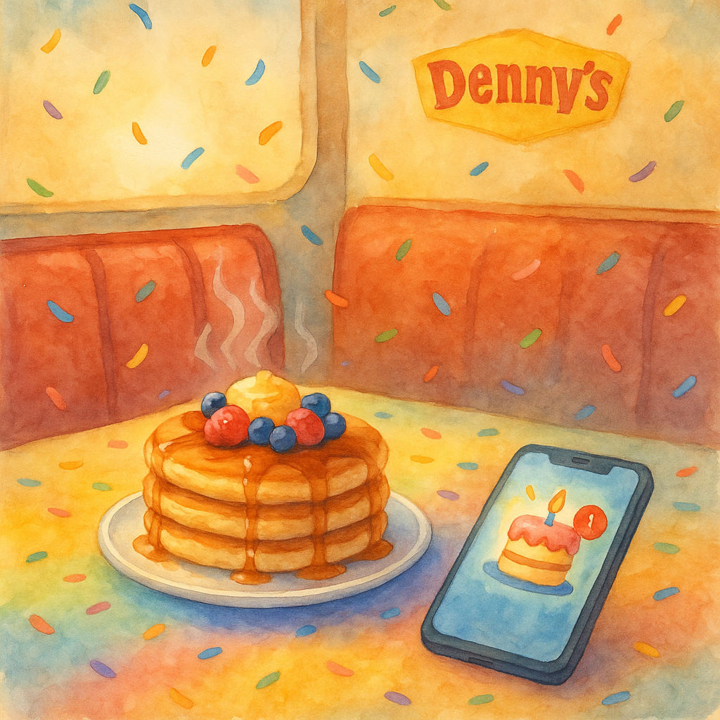 Use Birthday Hunter to Get Real-Time Alerts on Denny’s Birthday Rewards