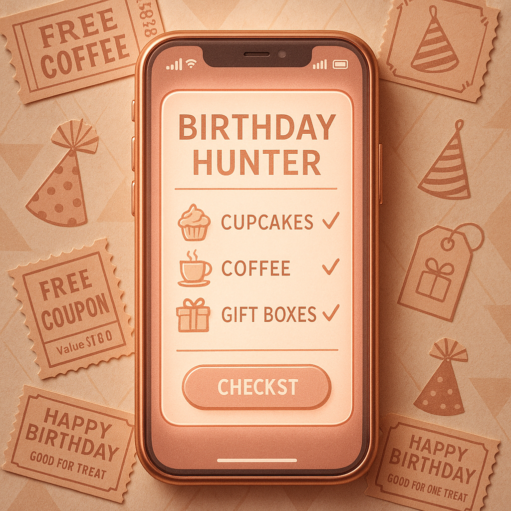 Birthday Hunter: The Essential App for Your Birthday Freebies