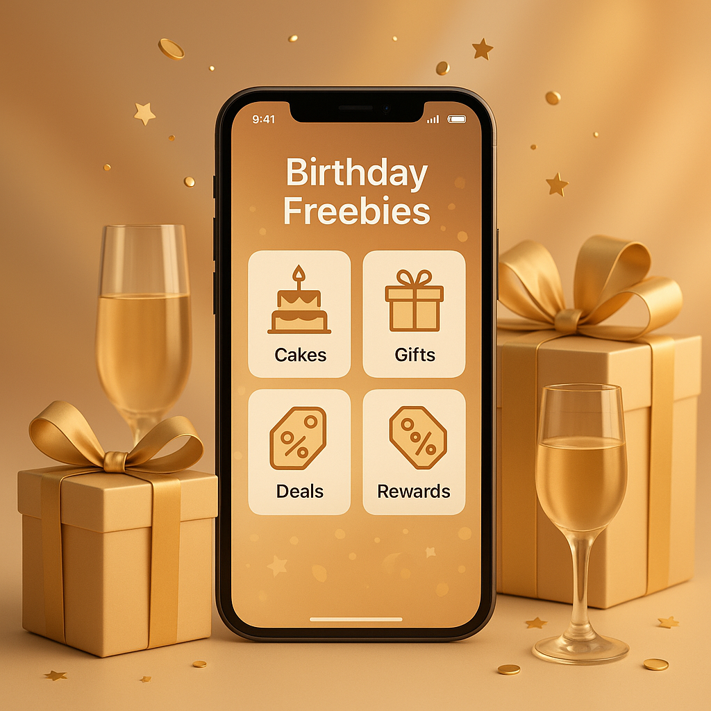 - "Discover the Best Birthday Freebies with Birthday Hunter App