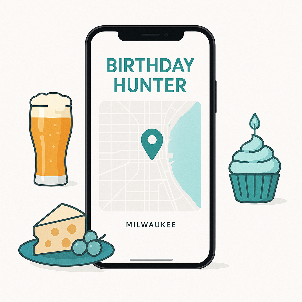 Top Milwaukee Birthday Rewards and Freebies to Find with Birthday Hunter App
