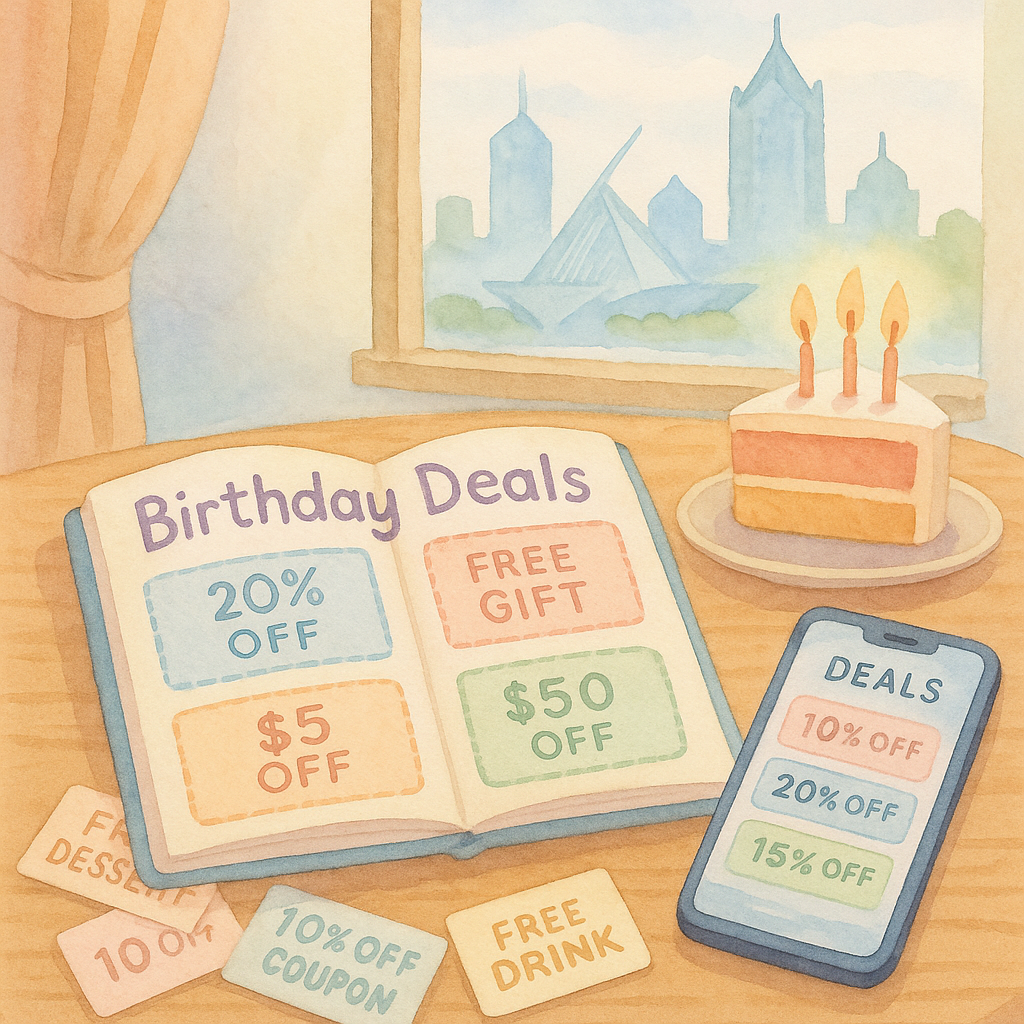 Milwaukee Birthday Deals and Freebies You Can Track for Free