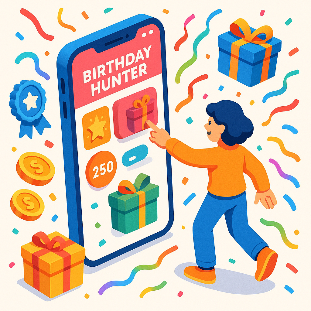 The New Age of Birthday Rewards: A Look at Birthday Hunter's App Features