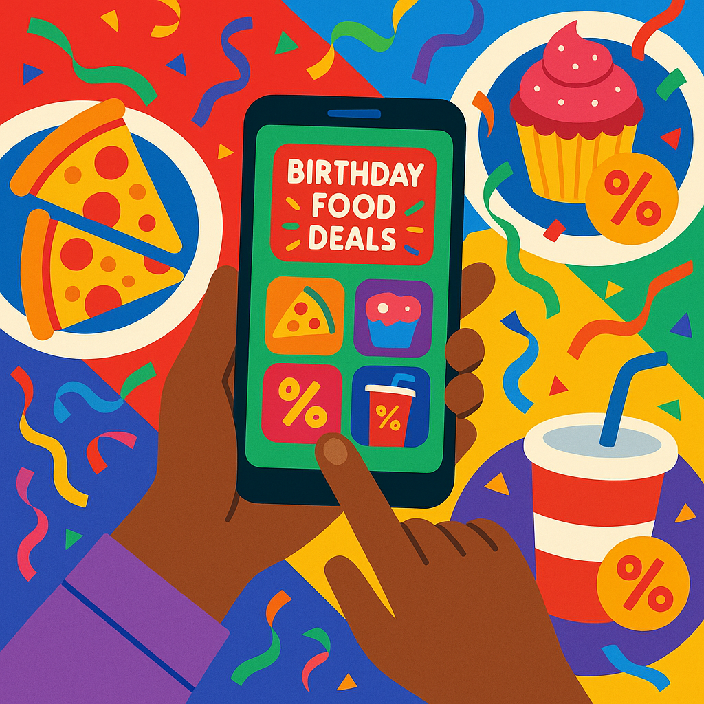 Celebrate More, Spend Less: Track Birthday Food Deals on Your Phone
