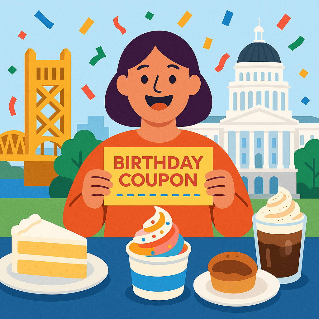 Delicious Birthday Freebies in Sacramento You Can Grab with Birthday Hunter