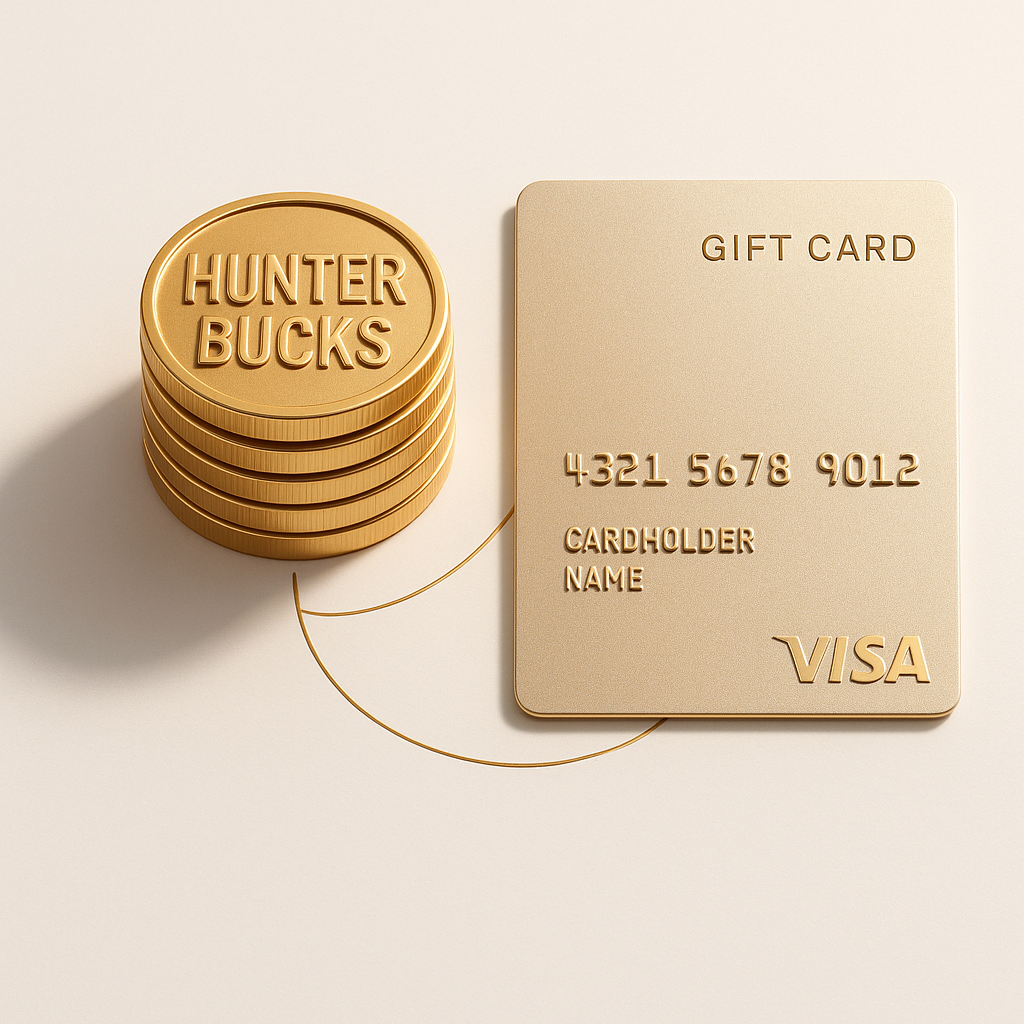 Stack Birthday Hunter Bucks to Score Free Visa Gift Cards Fast