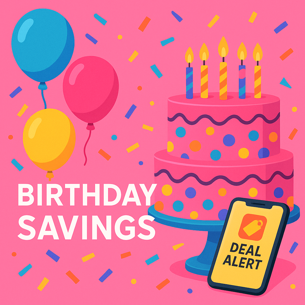 Ease Your Way to Big Birthday Savings with Real-Time Deal Alerts"