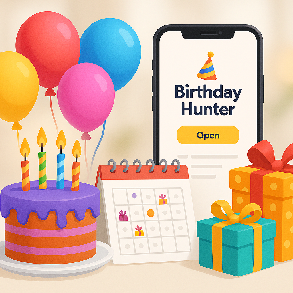 The Practical Guide to Tracking Birthday Deals Using Birthday Hunter App"