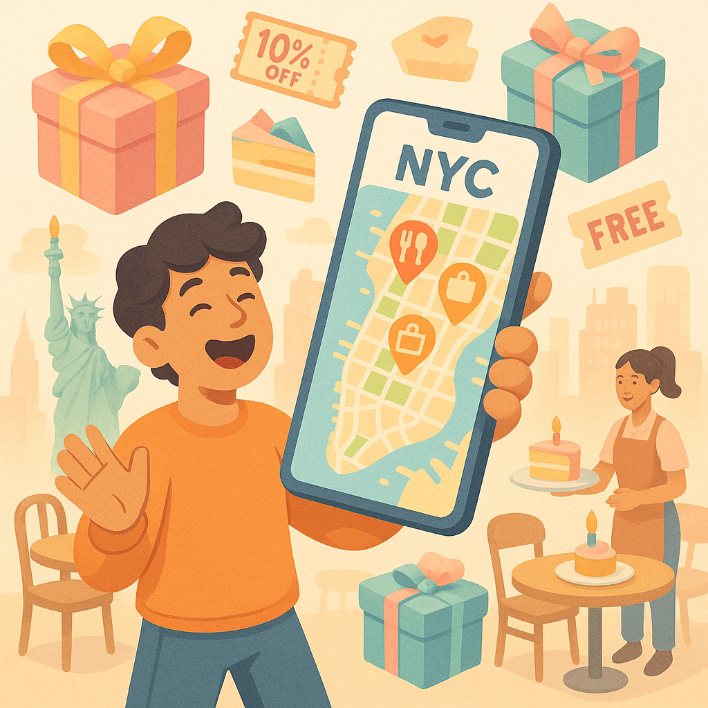 Unlock the Best Birthday Freebies in NYC with Birthday Hunter