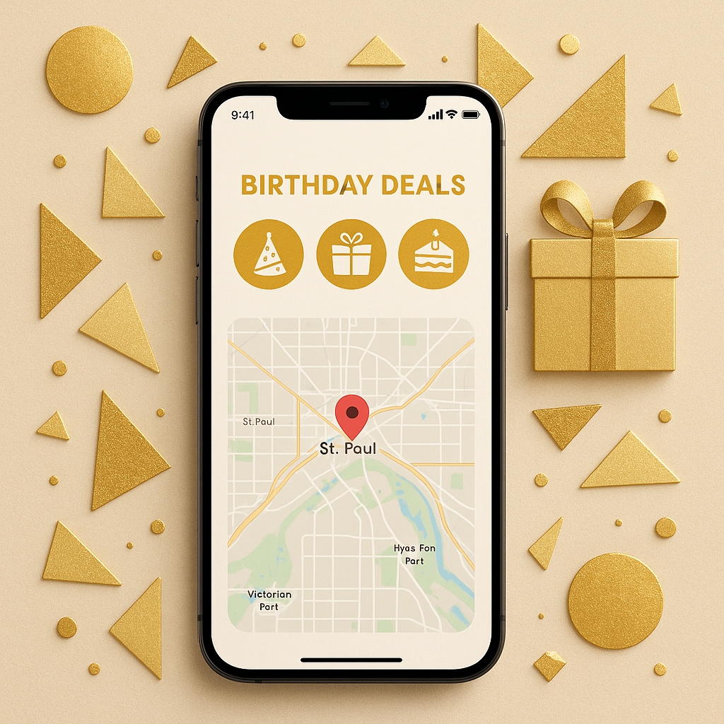 How to Score Happy Birthday Deals in St. Paul Using Birthday Hunter App