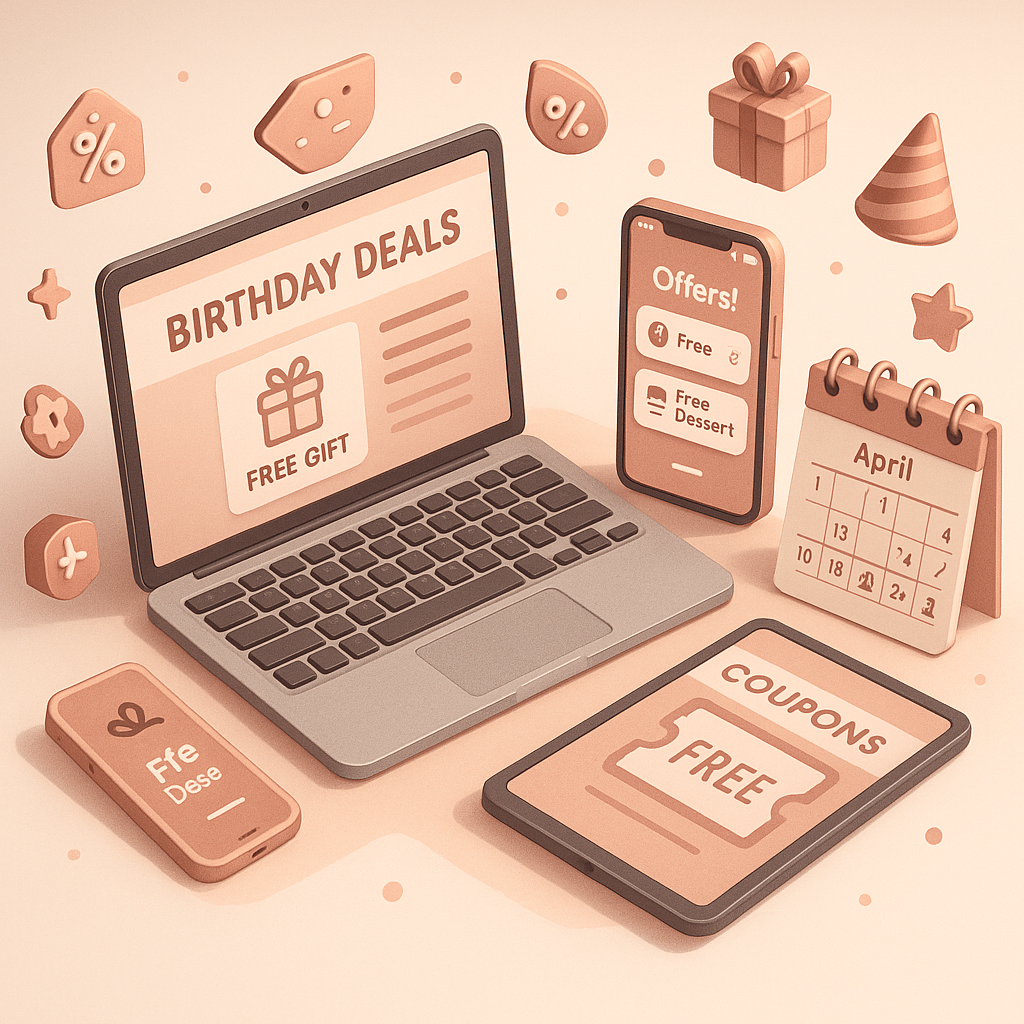 - "10 Best Digital Tools for Scoring Free Birthday Deals