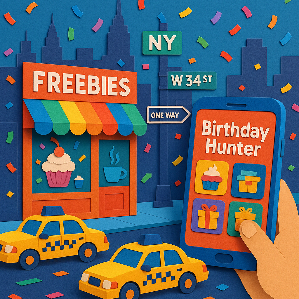 NYC Birthday Freebies Made Simple: Track Your Deals with Birthday Hunter