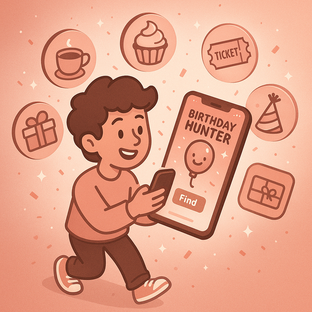 Top 15 Best Birthday Freebies to Score with Birthday Hunter App