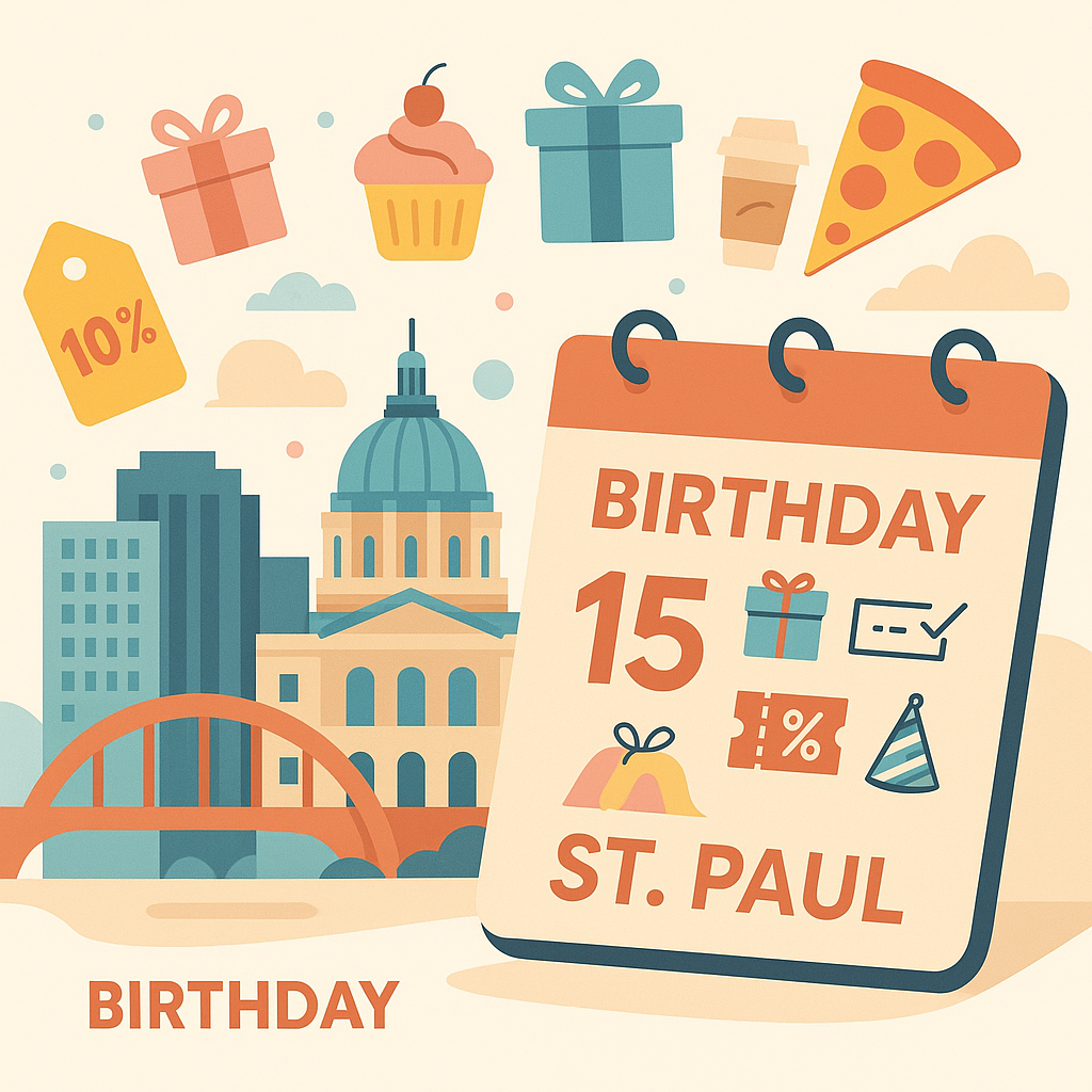 Maximize Your St. Paul Birthday Savings with These 10 Exclusive Freebies
