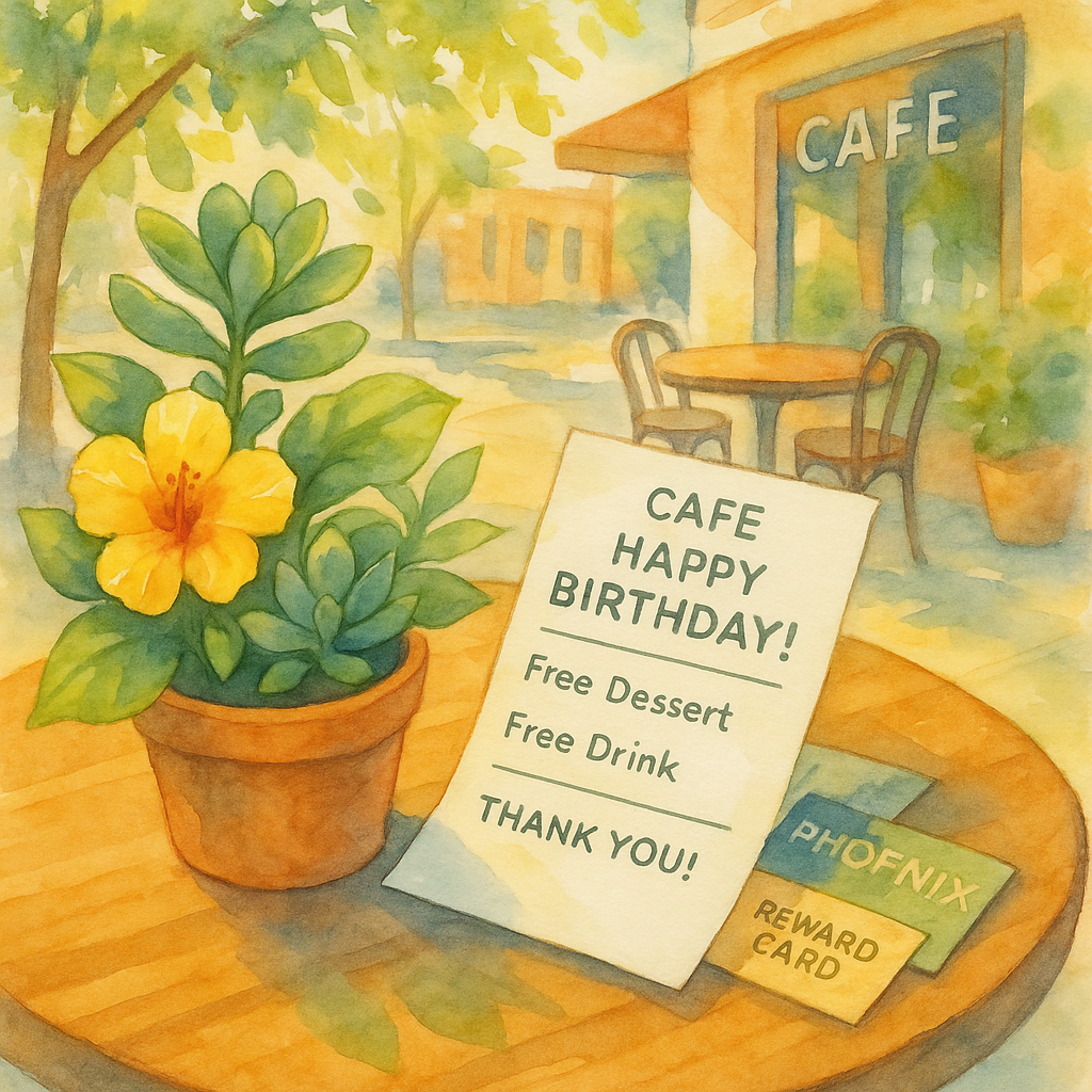 Find Birthday Rewards in Phoenix and Get Freebies on Your Birthday Today