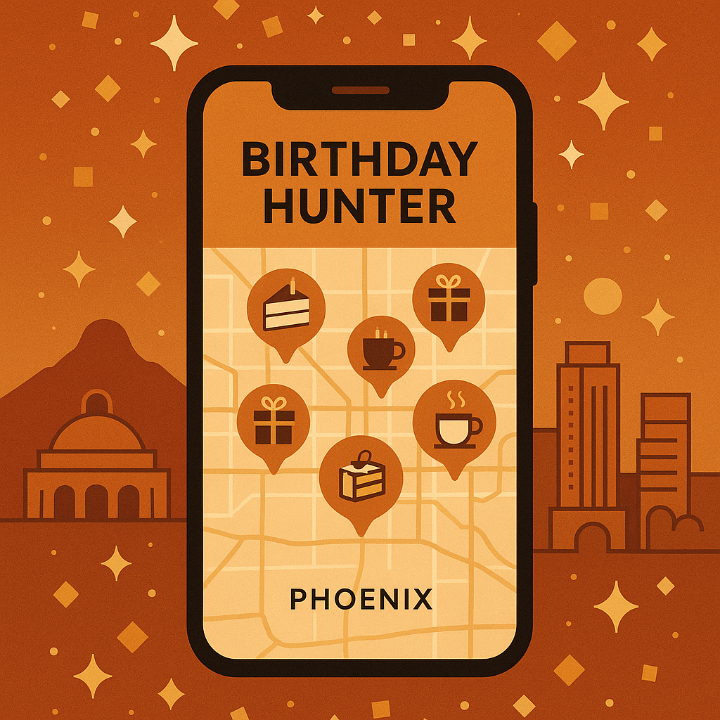 Best Birthday Freebies in Phoenix: Save Big with Birthday Hunter App